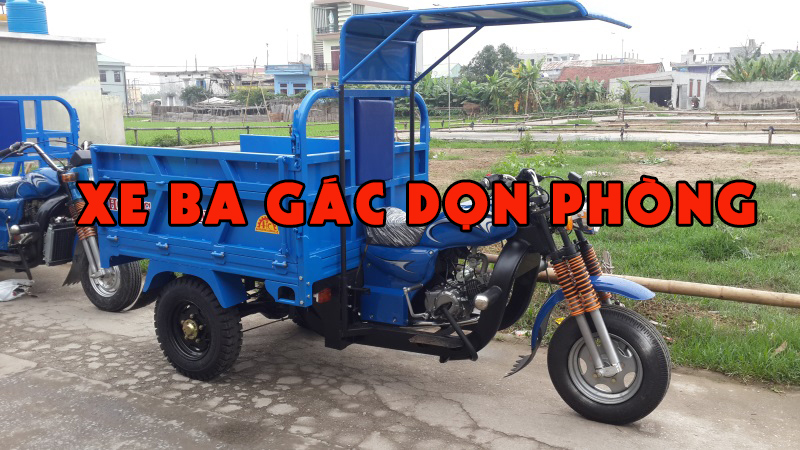 xe ba gác dọn phòng